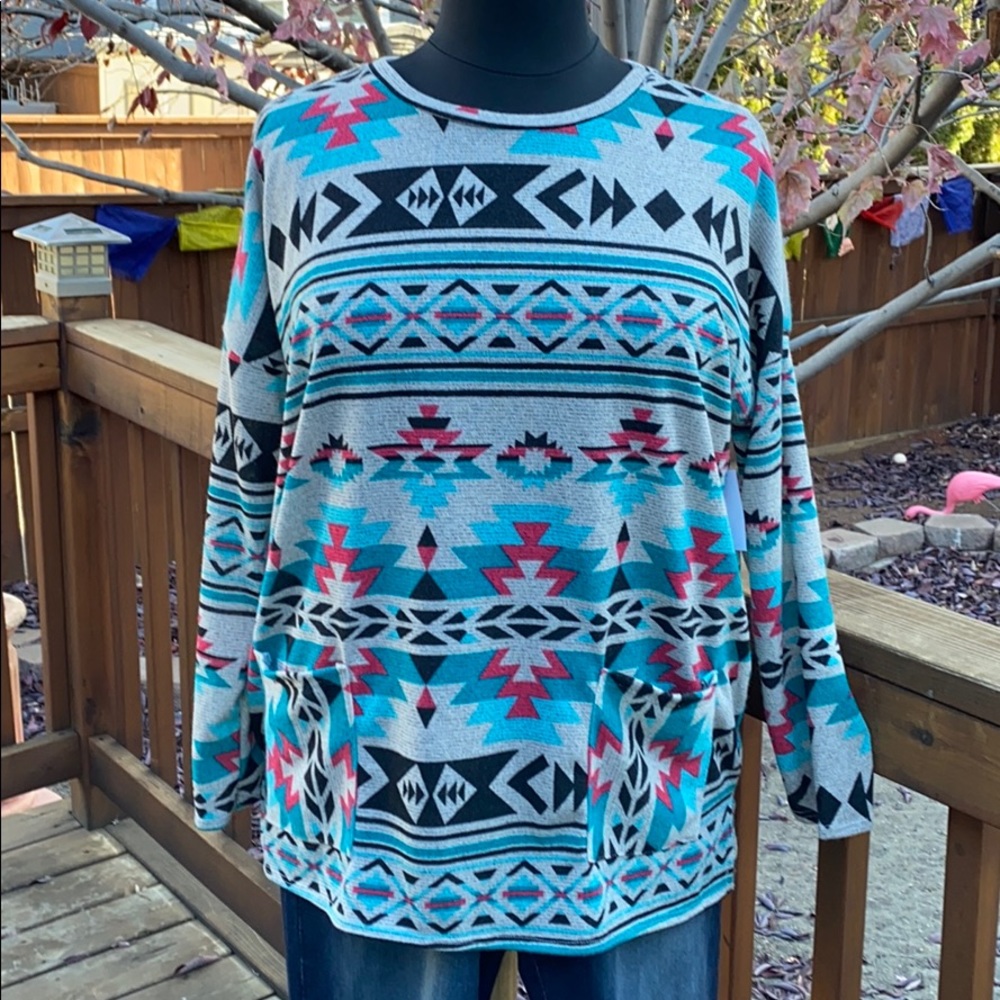 Aztec Print Tunic